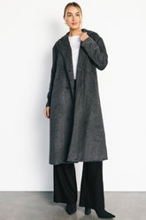 London Long Coat | Charcoal