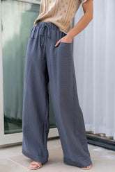 Leza Pants | Slate Blue