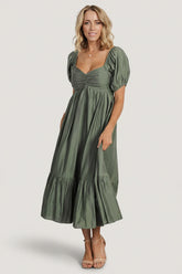 Annalisa Midi Dress | Olive