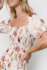 Capri Smocked Maxi Dress | Multi Floral