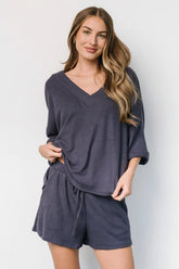 Chicago Lounge Top | Navy