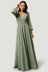 Olivia Maxi Dress | Eucalyptus