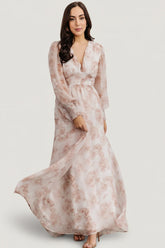 Olivia Maxi Dress | Pink Floral