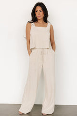 Sparrow Tank + Pants Set | Natural