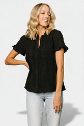 Zara Lace Top | Black