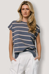 Ada Dolman Top | Slate + Natural