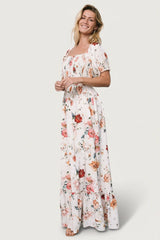 Capri Smocked Maxi Dress | Multi Floral