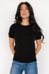 Hannah Knit Top | Black