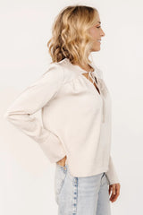 Westminster Satin Top | Pearl